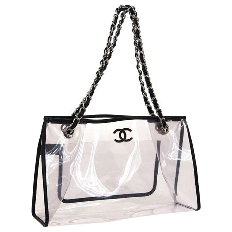 chanel transparent tote